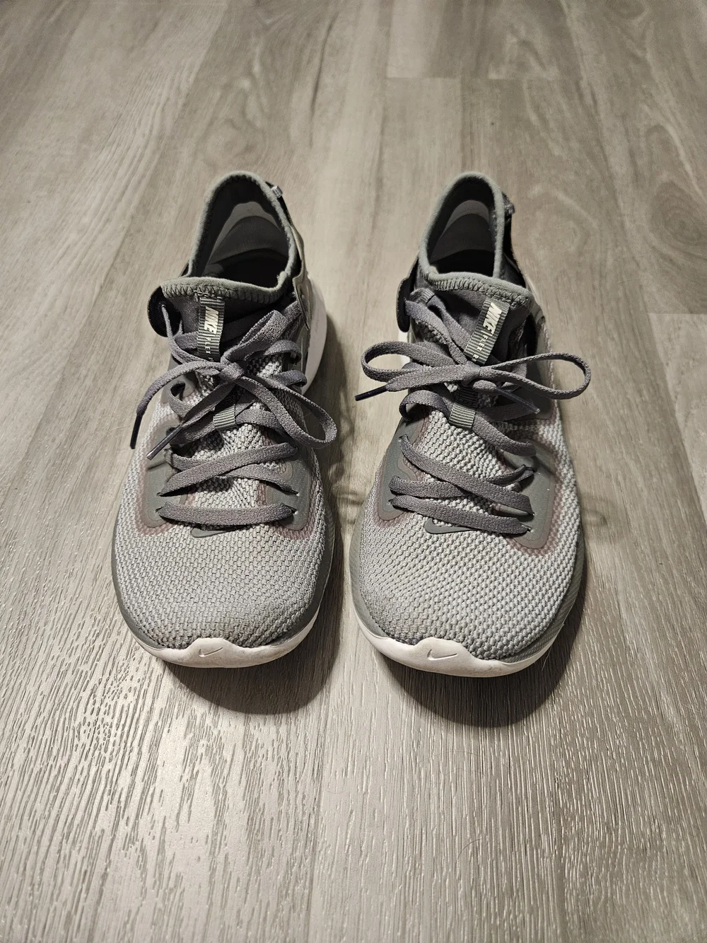 Women's Nike Flex Running Gray  Athletic Sneakers